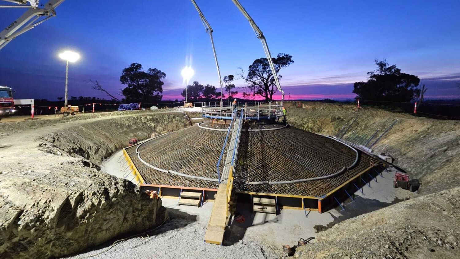 29250926 WTG 05 Start of Foundation Pour