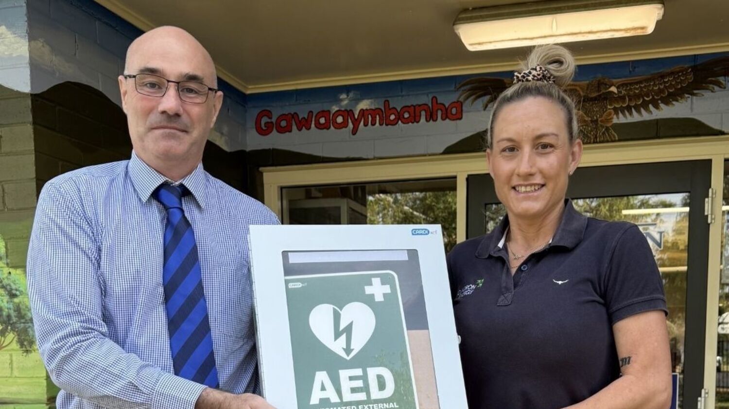 UWF AED machine Wellington HS